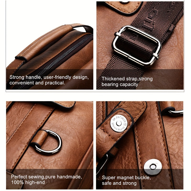 Multi-functional Business Commuter Crossbody Bag, Large Capacity Messenger Bag