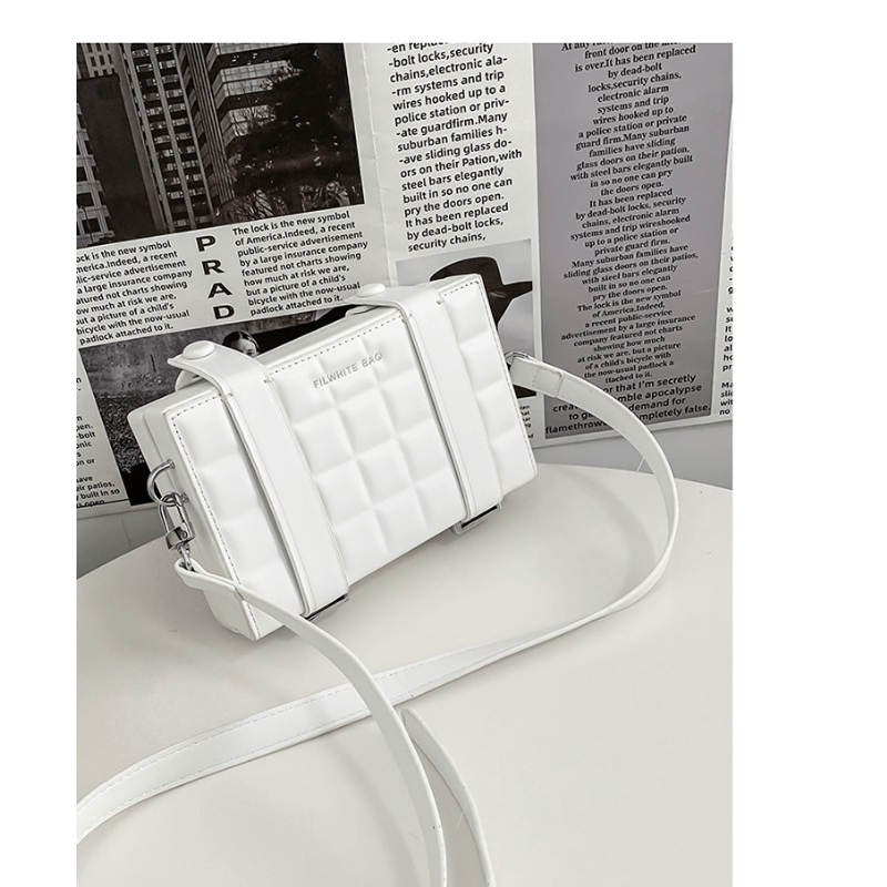 Trendy Argyle Small Square Bag, Shoulder Crossbody Bag