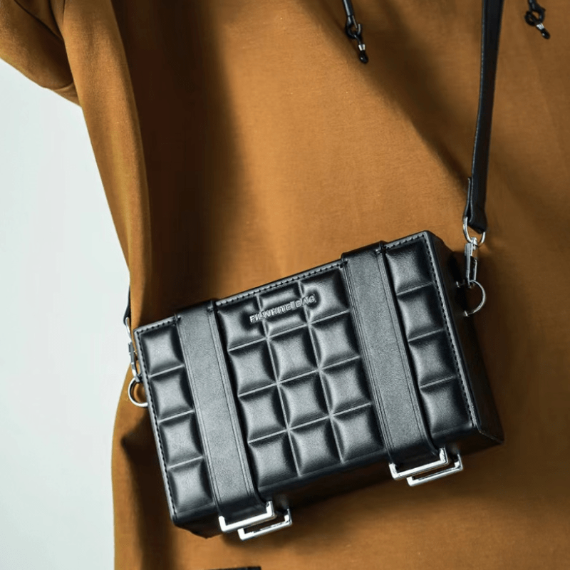 Trendy Argyle Small Square Bag, Shoulder Crossbody Bag