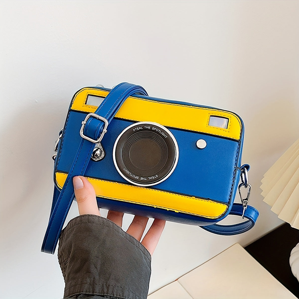 Fashion Camera Shape Shoulder Bag, Casual Crossbody Square Bag