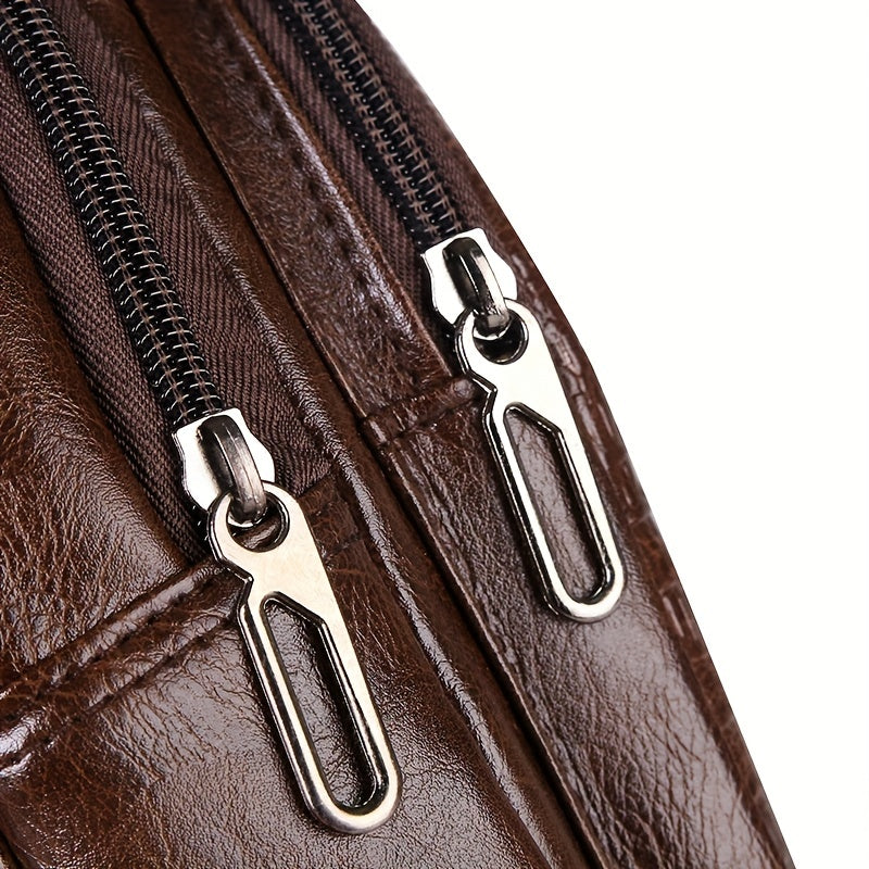 Crocodile Pattern Waterproof Waist Bag, Popular Casual Fashion