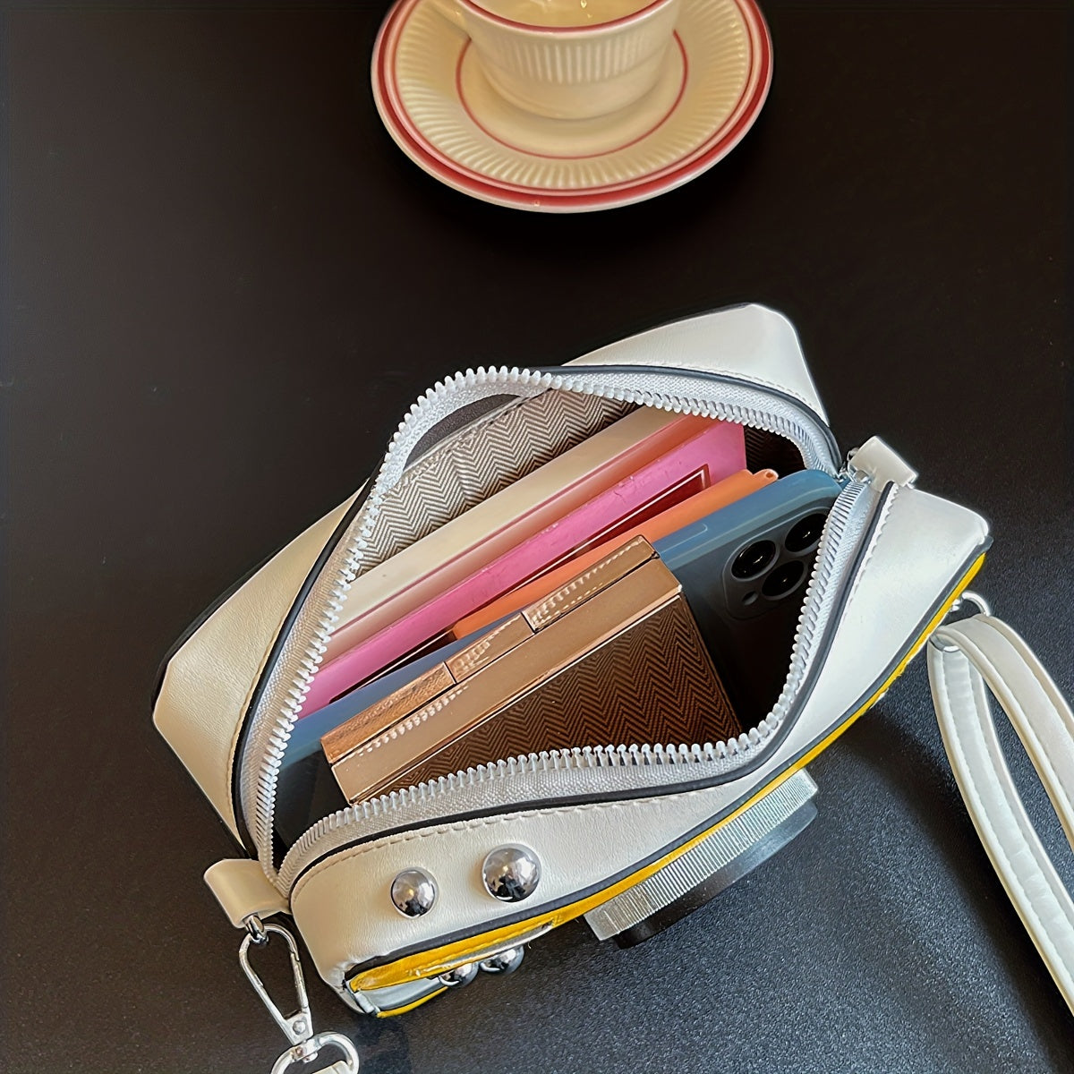 Fashion Camera Shape Shoulder Bag, Casual Crossbody Square Bag