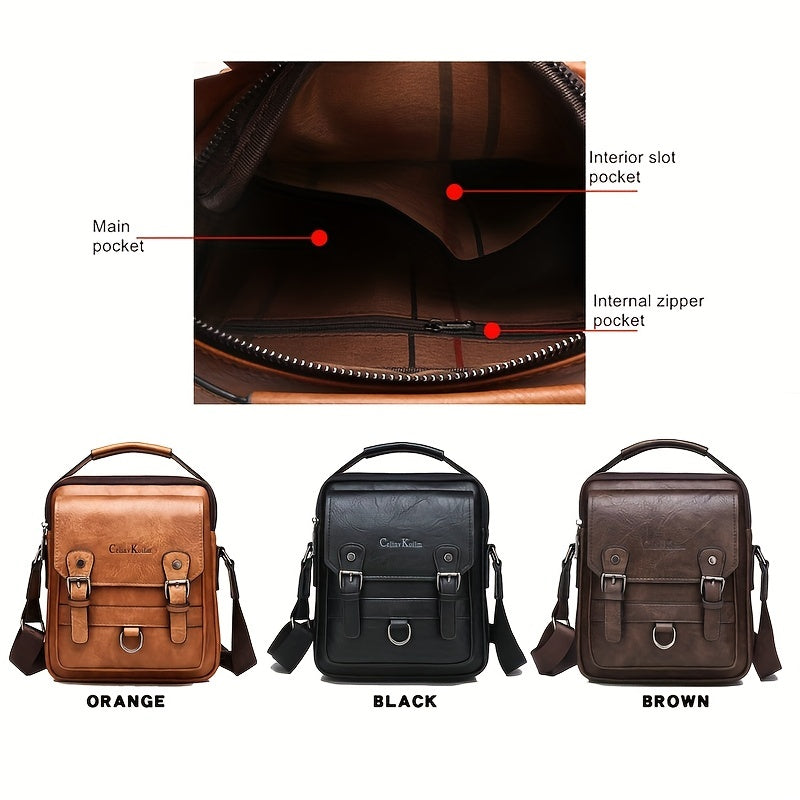 Multi-functional Business Commuter Crossbody Bag, Large Capacity Messenger Bag